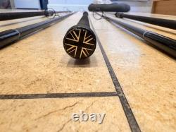 12ft Daiwa Custom build Carp rods x3 3.25lb with JRC padded 6 rod hold-all