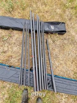 13m MAP 101 2G match power pole. Plus 3 x top kits. + dolly butt protector