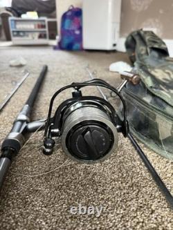 2 X E. S. P Onyx 12 Foot X 3.25 Tc Carp Rod Set Up With Luggage