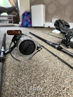 2 X E. S. P Onyx 12 Foot X 3.25 Tc Carp Rod Set Up With Luggage