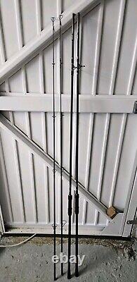 2 X Fox EOS Pro 10ft 3lb 2pc Abbreviated Handle / Carp Fishing Rod