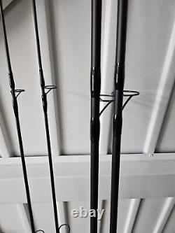 2 X Fox EOS Pro 10ft 3lb 2pc Abbreviated Handle / Carp Fishing Rod