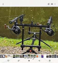 2 X Kaizen Greens 12ft TC3.5LB Rods and 1 X 12ft Kaizen Green Spod Rod