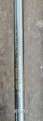 2 X Northwestern Kevlite Carp Rod 2 1/4lb T/c 12ft Long In Black Cloth Bags