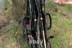 2 X Sonik Insurgent Carp Rods 9ft 3lb + DPM 2 Rod Holdall Fishing RRP £375 NEW