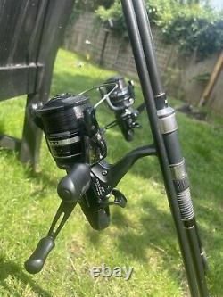 2 carp rods and reels