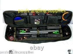 2 x 10 Ft Fishing Set Kit Rods + 2 x Reels Tackle Bag Floats Shot Hooks Travel