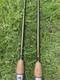 2 X Dave Lane Classic Stalker 10/10 Carp Fishing Rods. With Rod Bag