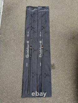 2 x ESP QuickDraw 4K Rods 3.5lb TC 10ft Carp Fishing