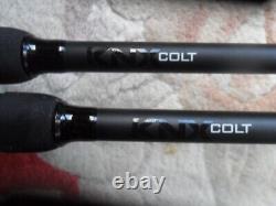 2 x Nash Dwarf KNX Colt 10ft 3.5lb Carp Fishing Rod