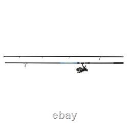 2 x Shakespeare Firebird Carbon Carp Fishing Rods Freespool Reels line 12 ft