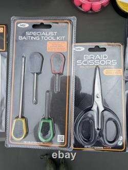 24pc Carp Fishing 2 Rod Set Up Inc Pod Alarms 42 Net Bait Rigs Pva Bags Matt