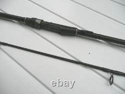 2x 12ft FOX AQUOS CARP FISHING RODS-2.5 & 2.75lb-USED/VGC/NO DECALS FREE POST