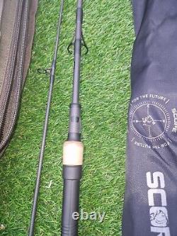 2x Nash Scope 9ft 2.25lb Rods With Dwarf Bag Carp Fishing Gear Setup