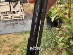 2x Sonik Xtractor Pro Carp Rods 3.25lb Test Curve With Xtractor+ 5000 Reels