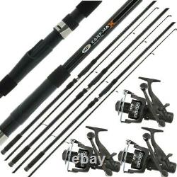 3 Ngt Carp Max 12ft 2pc Carp Coarse Fishing Rod 3 Xpr 6000 Carp Reel Rod Set Up
