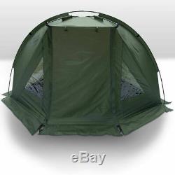 3 Rod Carp Set Up With Bivvy Tent. Carp Fishing Set. Rods Reels Bait Bag Holdall