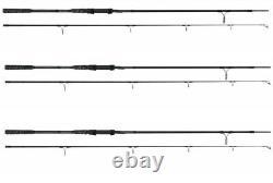 3 X Prologic C. O. M. Raw 8FT 2.25lb Carp Stalker Rod 2pc RRP £195