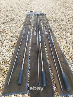 3 X Shimano Twin Power Rods Vintage Carp Rods 12ft 2.5lb Tc Very Clean