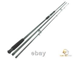 3 x 12ft Carbon Carp Rods. Hunter Pro SLR 12' 3pc 2.75lb Test Curve Rod