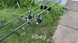 3 x Greys AirCurve GRAC020 12ft 3.5lb Carp Rod with Abbreviated Rubber Handle