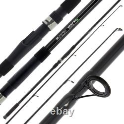 3x Carp Fishing Rods 12ft & 3x Bait Runner Reels With Line & Rod Holdall Bag