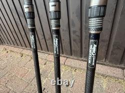 3x Century FG Carp Rods Custom built