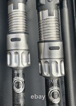 4 x Century fs 12ft 3.50lb TC Carp Rod Carbon Fibre 2pc matt version antitwist
