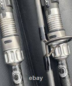 4 x Century fs 12ft 3.50lb TC Carp Rod Carbon Fibre 2pc matt version antitwist