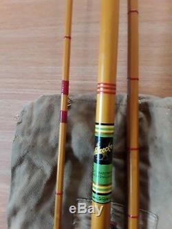 Allcocks Super Wizard Split Cane Fishing Rod. 11ft (335 cm) length