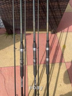 Armaldite MK II 12ft Carbon Carp Casting Rod Black/Green x3
