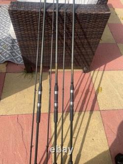 Armaldite MK II 12ft Carbon Carp Casting Rod Black/Green x3