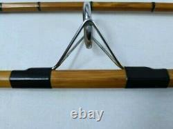 Army and Navy 10ft standard carp split cane 2 piece rod in fine condition