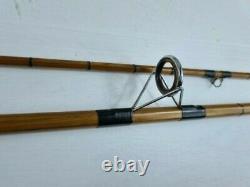 Army and Navy 10ft standard carp split cane 2 piece rod in fine condition