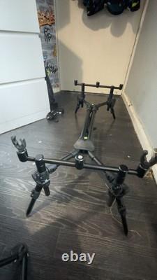 Avid Lock Down Low Fishing Rod Pod for Carp Fishing