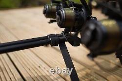 Avid Lok Down Compact Size 3 Rod Pod With Case Carp Fishing Tackle A0480022