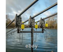 Avid VTX Bite Alarm 3 Rod Carp Fishing Bite Alarm Receiver Set A0500005