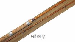 B James & Son, London, England Richard Walker Mk1V split cane carp rod, 102