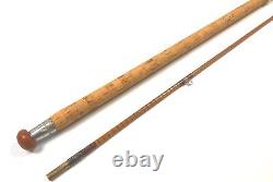 B James & Sons London 10' 2 MKIV Cane Carp Rod Two Piece And Bag