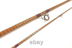 B James & Sons London 10' 2 MKIV Cane Carp Rod Two Piece And Bag