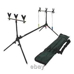 BLACKROCK/ATTURA Carp Set 2 x Carbon Carp Rods, 2 x Reels, Rod Pod, Net, & Stool