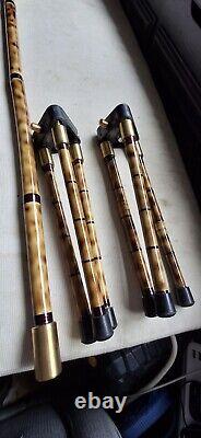 Bamboo Fishing 3 Rod Pod. Hand Crafted Carp Fishing