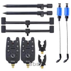 Bite Alarm Hirisi Carp Fishing Tackle Set Swinger Rod Pod Support Bank Sticks