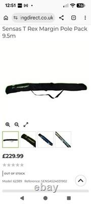 Brand New Sensas Margin T Rex Pole 9.5m Fishing Pole RRP £229
