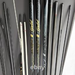 Browning Black Magic 2 Gold 12.5m Pole + 5 Top Kits Spare No3, Mini Ext, Cup Kit