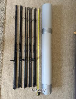C Series 12ft 3.5lb 3 piece rods x 4 & Spod & Marker 12ft 5lb x 1 with Tube