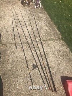 CARP FISHING Rods X4 And a Fly rod Plus A Sea Rod For Sale