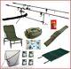 Carp Fishing Mega Kit Rods Reels Alarms Chair Rod Pod Net Rod Bag Bait + Tackle