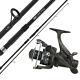 Carp Fishing Rod And Reel Set 1 X 2 X 3 12ft 2pc Rods & 10bb Reels Ngt Deluxe