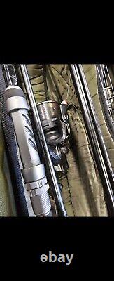 Carp Fishing Rods X3 Set + Spod Rod And Maker